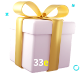 Receba seus bônus de boas-vindas no 33e